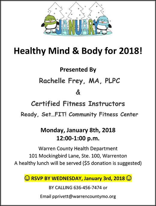 You are currently viewing Warren County Health Matters Luncheon – JANUARY 2018