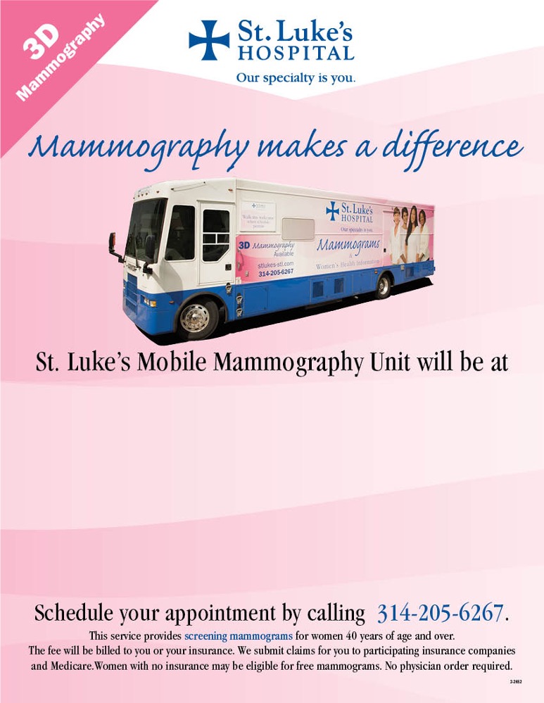Read more about the article St. Luke’s Mobile Mammography Van – April 21st