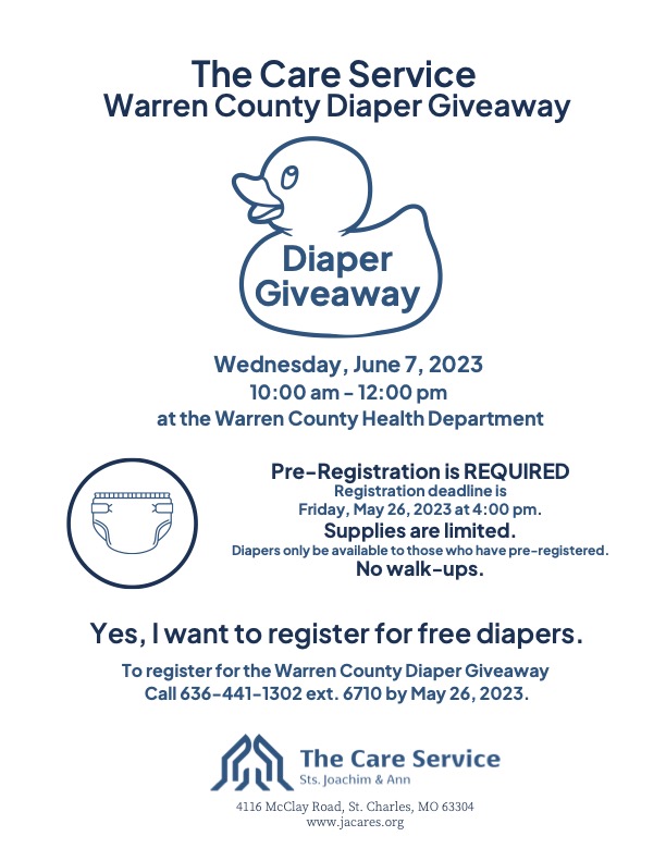 Read more about the article Warren County Diaper Giveaway