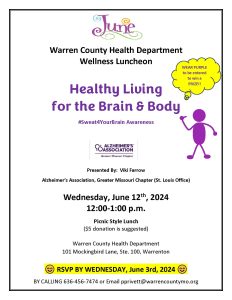 Wellness Luncheon June 2024