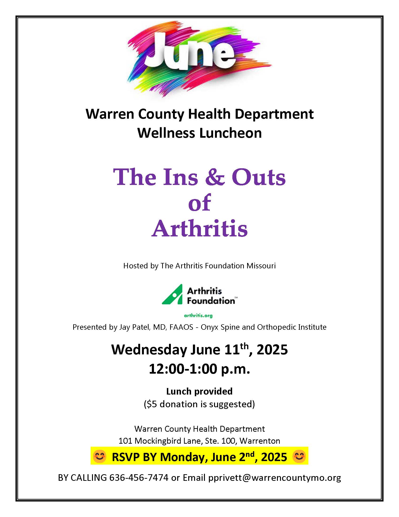 Read more about the article June Wellness Luncheon