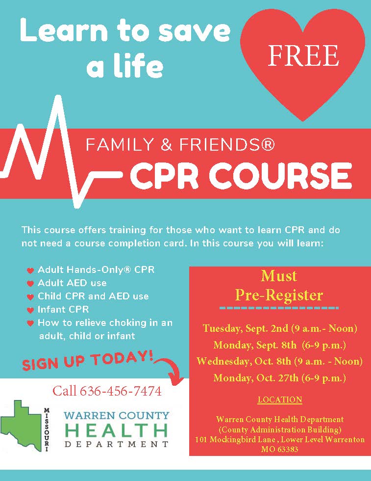 Read more about the article FREE Friends & Family CPR Class Schedule