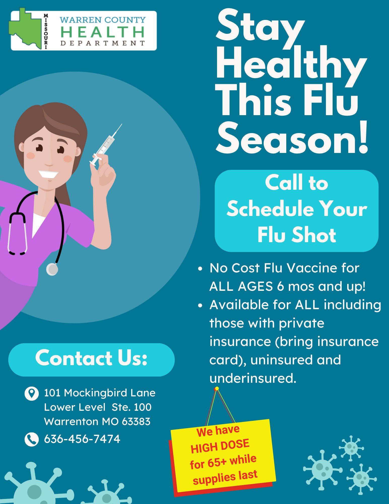 Read more about the article Flu Shots Available for ALL
