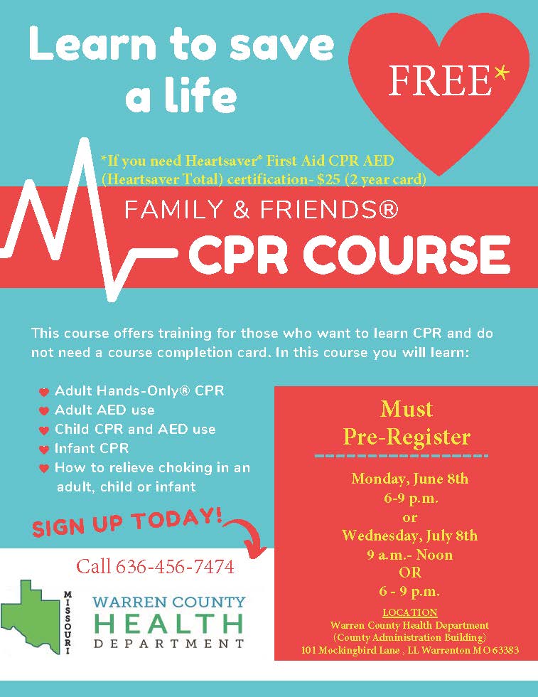Read more about the article June and July CPR Classes
