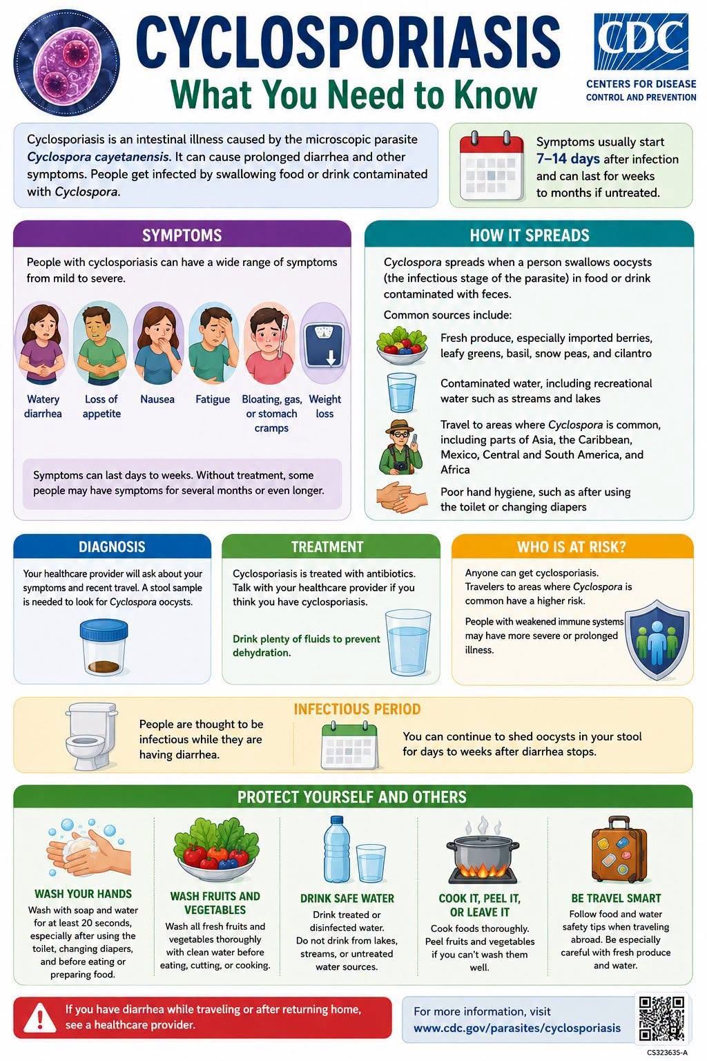 You are currently viewing What you Need to Know about Cyclosporiasis